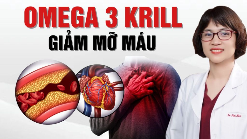 Omega 3 krill giảm mỡ máu Bs Mai Hoa