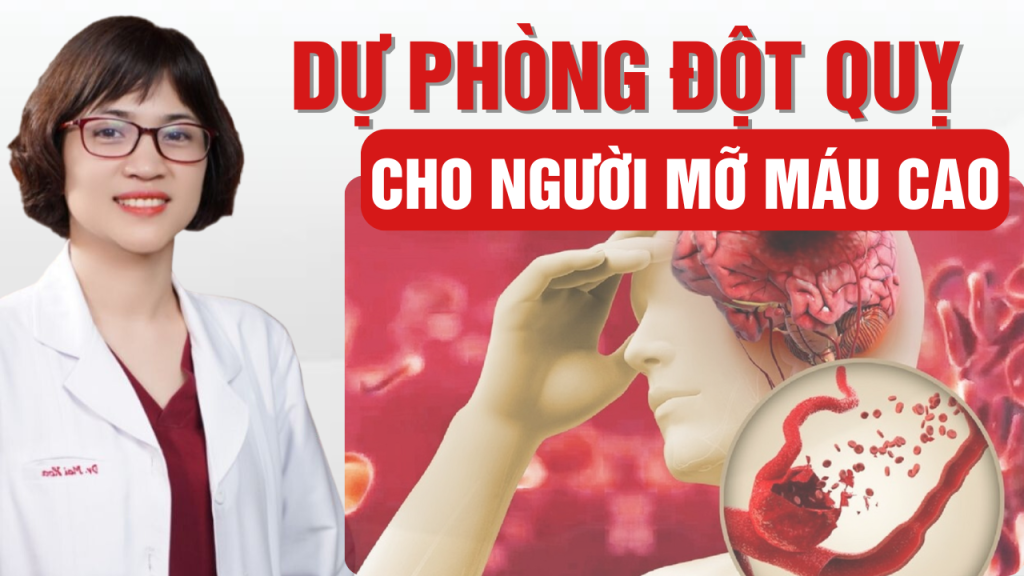 Dự phòng đột quỵ cho người mỡ máu cao